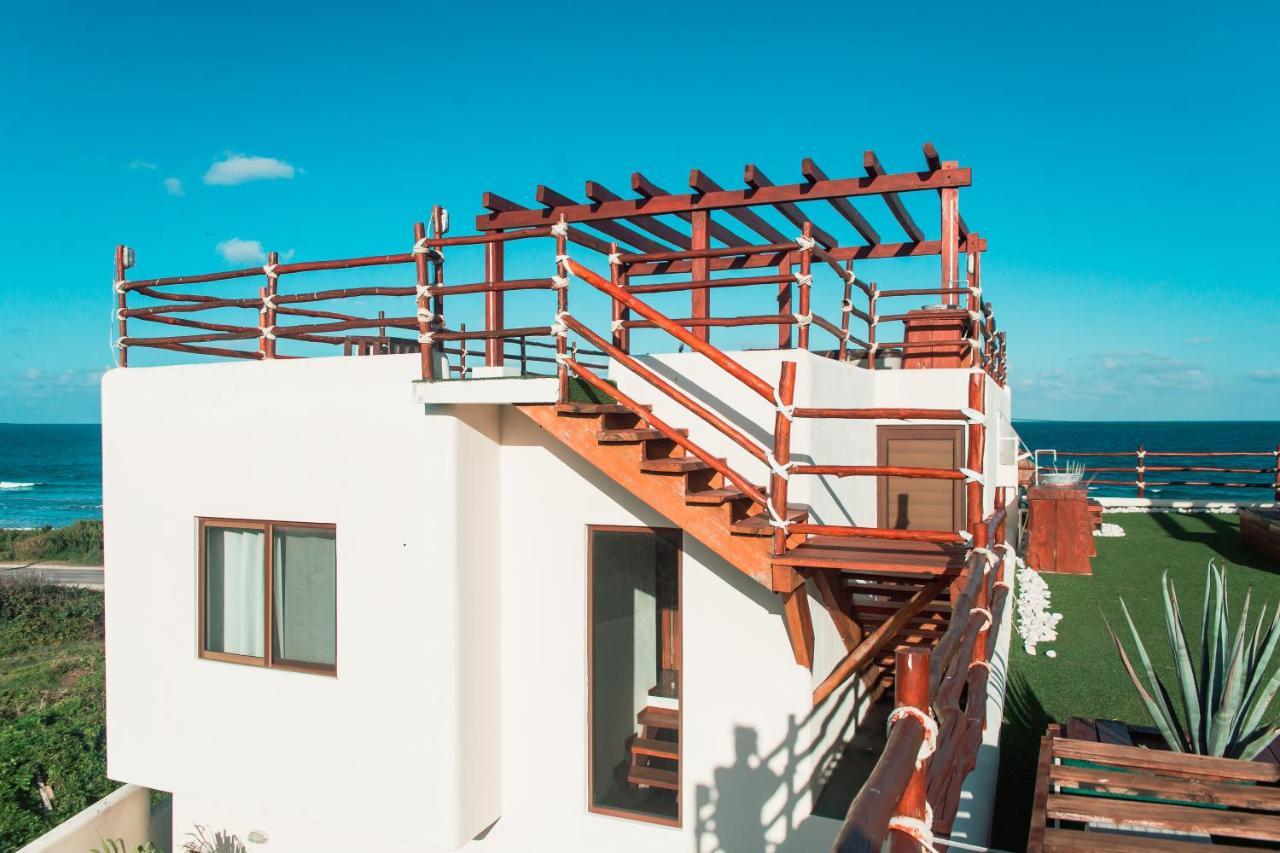 Villa With Ocean View, Pool, Restaurant And Rooftop 이슬라무헤레스 외부 사진